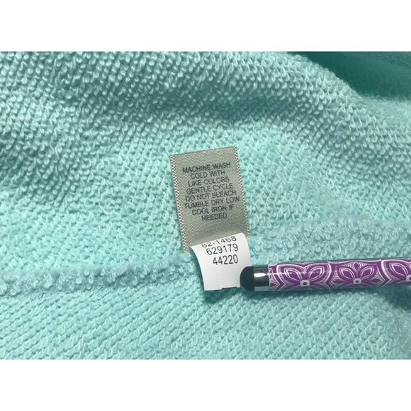 NWT J‎ Jill French Terry Sweatshirt womens XL Poet Blue Scoopneck Tunic - Picture 9 of 11